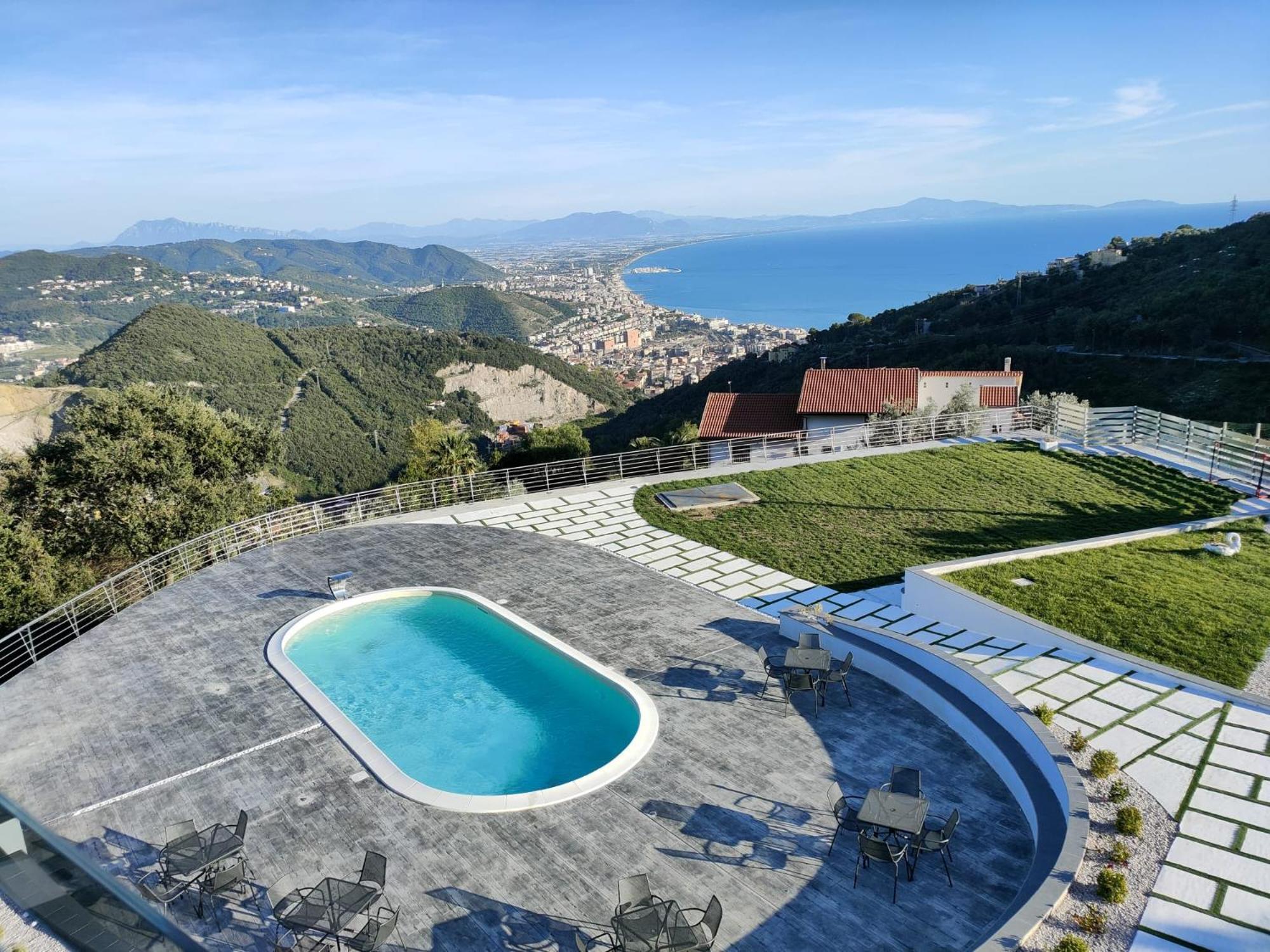 Tenuta Croce Appartamento Karol-Piscina-Vista Mare Салерно Екстериор снимка